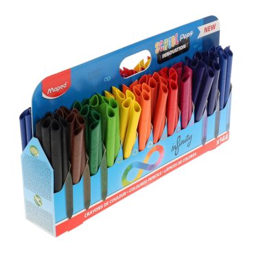 Maped Peps Non-Sharpen Colouring Pencils (144)