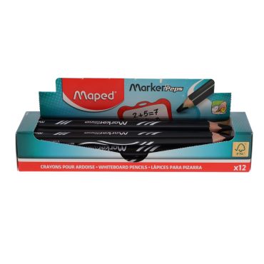 Maped Whiteboard Pencil Black (12)